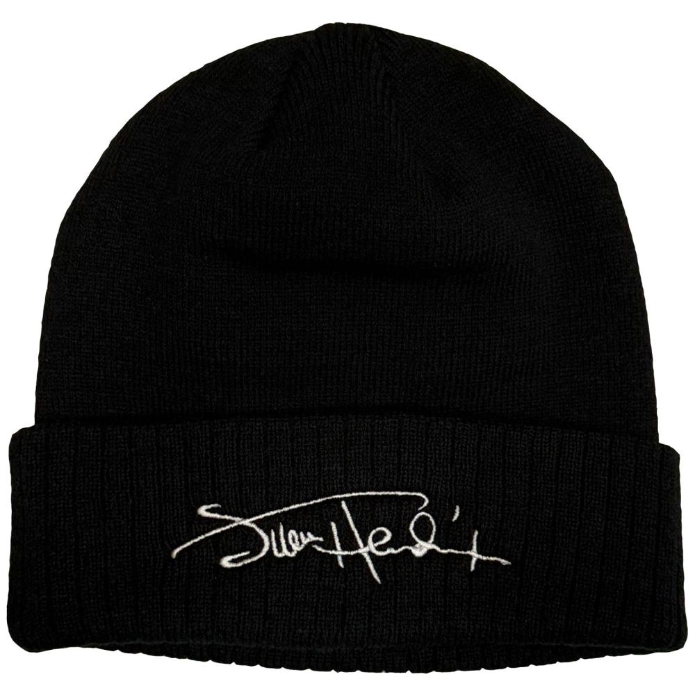 Jimi Hendrix - Signature Logo Mütze Beanie - Schwarz